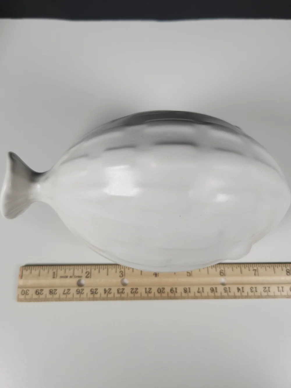 Jonathan Adler Puffer Blowfish White Ceramic Figurine | Coastal Art | Rare